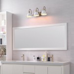 Globe 3-Light Soft Glam Matte Brass Vanity Light with Matte White Dome Metal Shades - 120V, 60W Globe 3-Light Soft Glam Matte Brass Vanity Light with Matte White Dome Metal Shades - 120V, 60W