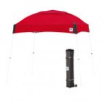 E-Z Up DM3SG10LA Dome 10' x 10' Limeade Canopy with Steel Gray Frame and Roller Bag