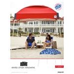 E-Z Up DM3SG10LA Dome 10' x 10' Limeade Canopy with Steel Gray Frame and Roller Bag