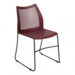 Flash Furniture Hercules Navy Ventilated Contoured Stacking Chair with Gray Sled Base Flash Furniture Hercules Navy Ventilated Contoured Stacking Chair with Gray Sled Base