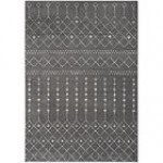 Abani Casa Collection 4' x 6' Gray / Cream Moroccan Trellis Area Rug Abani Casa Collection 4' x 6' Gray / Cream Moroccan Trellis Area Rug