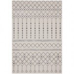 Abani Casa Collection 4' x 6' Gray / Cream Moroccan Trellis Area Rug Abani Casa Collection 4' x 6' Gray / Cream Moroccan Trellis Area Rug