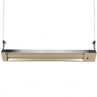 TPI OCH Series OCH-46-208V-SSE Stainless Steel Outdoor / Indoor Quartz Electric Infrared Heater - 208V, 2000W TPI OCH Series OCH-46-208V-SSE Stainless Steel Outdoor / Indoor Quartz Electric Infrared Heater - 208V, 2000W