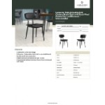 Lancaster Table & Seating Mid-Century Black Chair with Black Vinyl Padded Seat and Backrest - Unassembled Lancaster Table & Seating Mid-Century Black Chair with Black Vinyl Padded Seat and Backrest - Unassembled