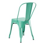 Lancaster Table & Seating Alloy Aquamarine Outdoor Cafe Chair