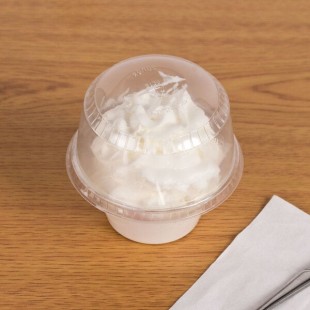 Solo SDL58 5-8 oz. Clear Plastic Sundae Lid - 1,000/Case Solo SDL58 5-8 oz. Clear Plastic Sundae Lid - 1,000/Case