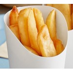 Choice Large 16 oz. White Paper Scoop Cup - 50/Pack