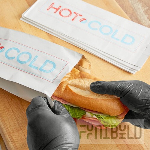 Choice Quart Size Insulated Foil Take Out Bag for Hot / Cold Food - 1,000/Case