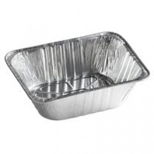 Western Plastics Half Size Foil Steam Table Pan Extra Deep 4 3/16
