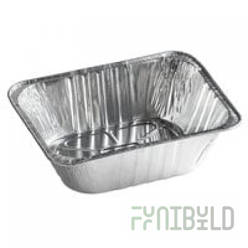 Western Plastics Half Size Foil Steam Table Pan Extra Deep 4 3/16