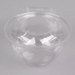 Polar Pak Clear Tamper-Resistant, Tamper-Evident 16 oz. Round Bowl with Lid - 210/Case Polar Pak Clear Tamper-Resistant, Tamper-Evident 16 oz. Round Bowl with Lid - 210/Case