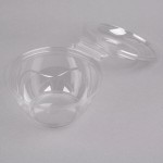 Polar Pak Clear Tamper-Resistant, Tamper-Evident 16 oz. Round Bowl with Lid - 210/Case Polar Pak Clear Tamper-Resistant, Tamper-Evident 16 oz. Round Bowl with Lid - 210/Case