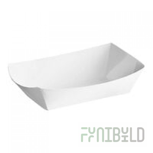 Southern Champion #40 6 oz. White Paper Food Tray - 1,000/Case