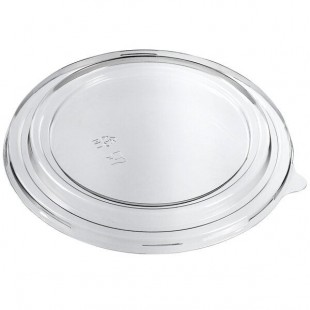 Solia ES31279 Clear Plastic Lid for 43.9 oz. Kraft Salad Bowl - 300/Case Solia ES31279 Clear Plastic Lid for 43.9 oz. Kraft Salad Bowl - 300/Case