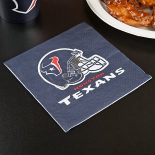 Creative Converting Houston Texans 2-Ply Luncheon Napkin - 192/Case