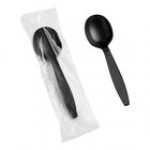Choice White Extra Heavy Weight Wrapped Polystyrene Plastic Soup Spoon - 1,000/Case Choice White Extra Heavy Weight Wrapped Polystyrene Plastic Soup Spoon - 1,000/Case