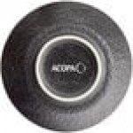 Acopa Heika 7 oz. Black Matte Textured Stoneware Bowl - Sample