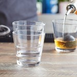 Acopa Select 10 oz. Stackable Rocks / Old Fashioned Glass - Sample