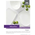 Tuxton ABU-530 Napa AlumaTux 12 oz. Pearl White (European White) Square China Bowl - 12/Case Tuxton ABU-530 Napa AlumaTux 12 oz. Pearl White (European White) Square China Bowl - 12/Case