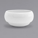 Front of the House Spiral 3 oz. Eurowhite Round Porcelain Ramekin - 12/Case Front of the House Spiral 3 oz. Eurowhite Round Porcelain Ramekin - 12/Case