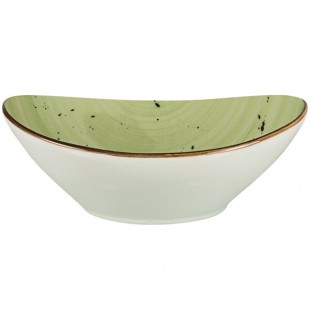 International Tableware Rotana 3 oz. Lime Oval Porcelain Bowl - 24/Case International Tableware Rotana 3 oz. Lime Oval Porcelain Bowl - 24/Case