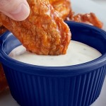 Acopa 3 oz. Blue Fluted Melamine Ramekin - 12/Case