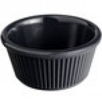 Acopa 3 oz. Blue Fluted Melamine Ramekin - 12/Case