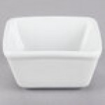 Acopa 3 oz. Black Smooth Melamine Ramekin - 12/Case