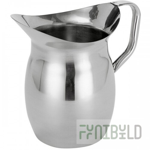 American Metalcraft WP68 68 oz. Stainless Steel Bell Pitcher