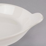 Hall China from Steelite International HL4340AWHA Ivory (American White) 12 oz. Round Au Gratin Baking Dish - 24/Case Hall China from Steelite International HL4340AWHA Ivory (American White) 12 oz. Round Au Gratin Baking Dish - 24/Case