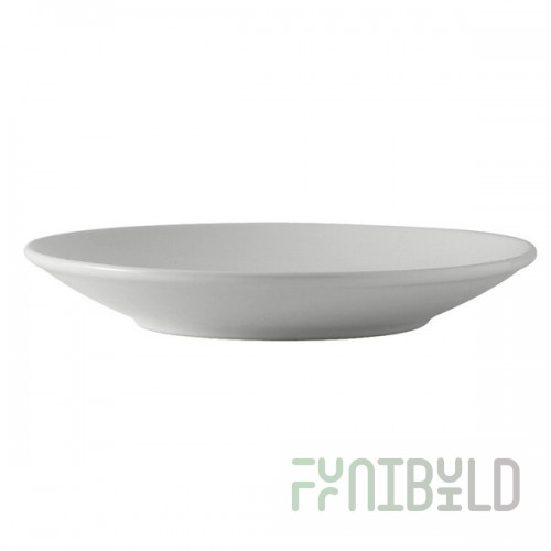 Tuxton BWD-1163 51 oz. White China Pasta / Salad Bowl - 12/Case