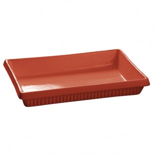 TableCraft CW2080CP 2 Qt. Copper Cast Aluminum Rectangular Casserole Dish