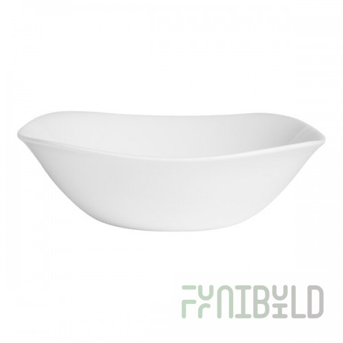 Steelite Performance Taste 32 oz. White Casual Square Bowl - 12/Case