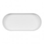 Cal-Mil Hudson 72 oz. Black Oval Raised Rim Melamine Serving Bowl Cal-Mil Hudson 72 oz. Black Oval Raised Rim Melamine Serving Bowl