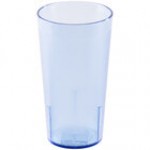 Cambro 1600P2153 Colorware 16.4 oz. Amber Customizable SAN Plastic Tumbler - 24/Case