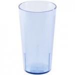 Cambro 1600P2153 Colorware 16.4 oz. Amber Customizable SAN Plastic Tumbler - 24/Case