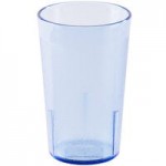 Cambro 1600P2153 Colorware 16.4 oz. Amber Customizable SAN Plastic Tumbler - 24/Case