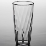 Carlisle 4367407 Swirl 22 oz. Clear Polycarbonate Tumbler - 36/Case Carlisle 4367407 Swirl 22 oz. Clear Polycarbonate Tumbler - 36/Case