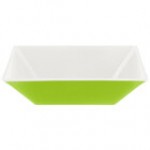 GET ML-247-G/BK Brasilia 2.5 Qt. Green and Black Square Melamine Bowl - 6/Case GET ML-247-G/BK Brasilia 2.5 Qt. Green and Black Square Melamine Bowl - 6/Case