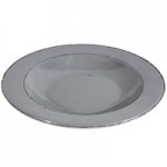 Elite Global Solutions DB6M-W Mojave Vintage California 10 oz. White Crackle Round Melamine Bowl - 6/Case