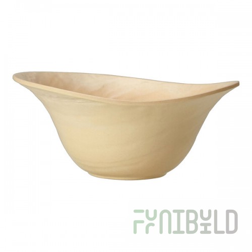 Creations Scape from Steelite International 1.25 Qt. Papyrus Melamine Deep Bowl - 6/Case