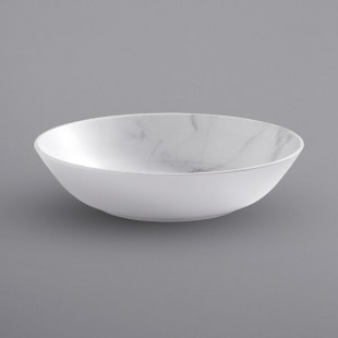 American Metalcraft MCB36MA Mix & Matte 36 oz. Marble Coupe Melamine Bowl