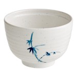 Acopa Biru 9 oz. Round Melamine Miso Bowl - 12/Case