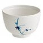 Acopa Biru 9 oz. Round Melamine Miso Bowl - 12/Case