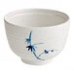 Acopa Biru 9 oz. Round Melamine Miso Bowl - 12/Case
