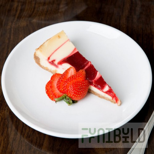 Libbey 840-420C Porcelana Coupe Plate 7 1/4