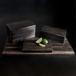 Elite Global Solutions M15241 Fo Bwa Rectangular Faux Zebra Wood Melamine Modular Riser - 24 Elite Global Solutions M15241 Fo Bwa Rectangular Faux Zebra Wood Melamine Modular Riser - 24