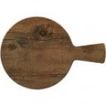 Elite Global Solutions M15RW Fo Bwa Round Faux Driftwood Serving Board with Handle - 15 Elite Global Solutions M15RW Fo Bwa Round Faux Driftwood Serving Board with Handle - 15