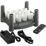 Sterno 12-Piece Color-Changing All-in-One Rechargeable Flameless Votive Starter Set