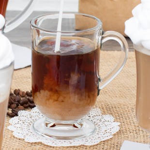 Libbey 5304 10.5 oz. Customizable Irish Glass Coffee Mug - 12/Case Libbey 5304 10.5 oz. Customizable Irish Glass Coffee Mug - 12/Case